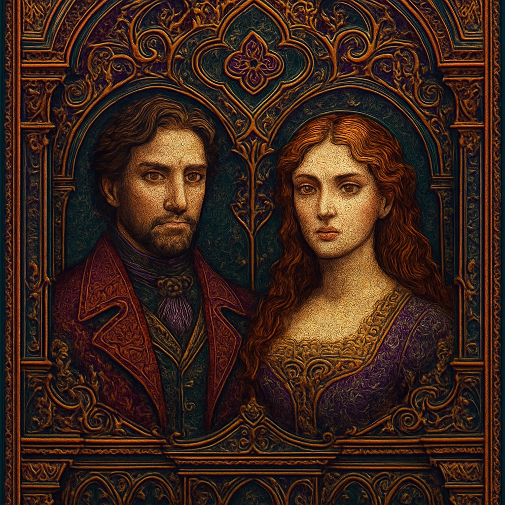 portrait of two people together