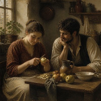 portrait of two people together