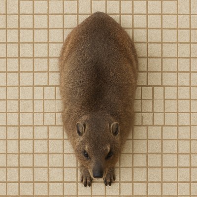 animal standing in natural pose