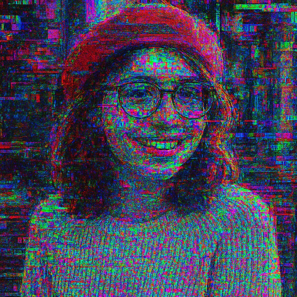 Digital Glitch Modern Art Style Style Transfer Example