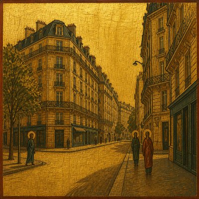 Icon Art Style Style Transfer Example