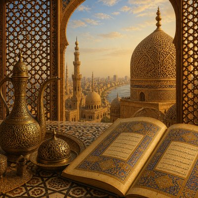 wide landscape with natural scenery — Cairo Art Style