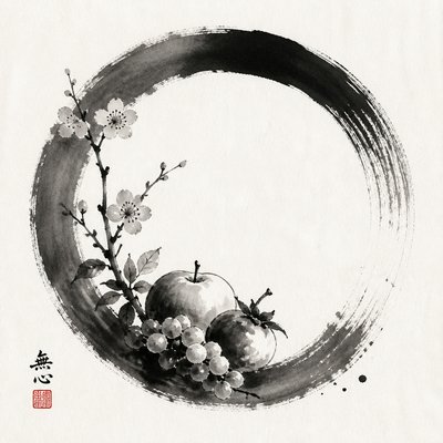 Zen Circle Minimalism Art Style 3