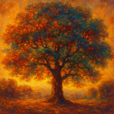 a tree in nature