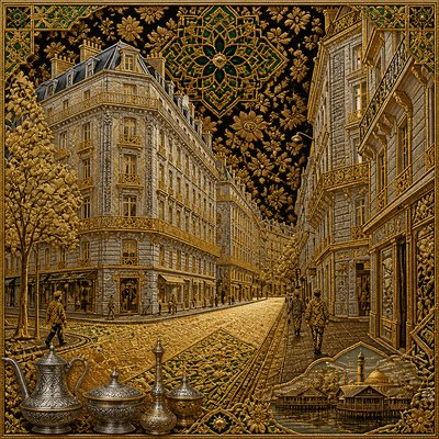 Bruneian Art Style Style Transfer Example