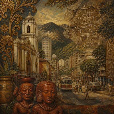 urban street with city activity