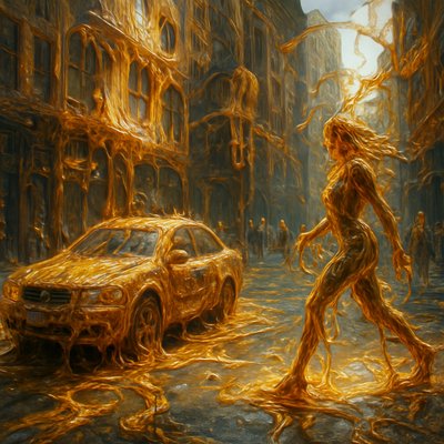 urban street with city activity