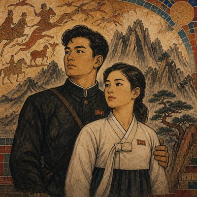 portrait of two people together