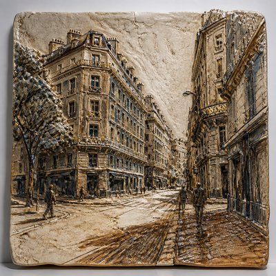 Contemporary Sculptural Ceramic Art Style Style Transfer Example