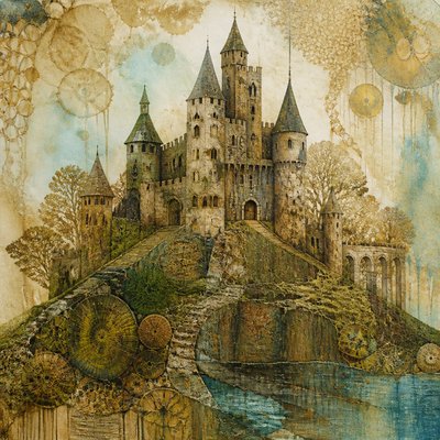 majestic castle on a hilltop