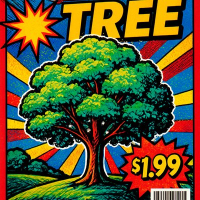 a tree in nature