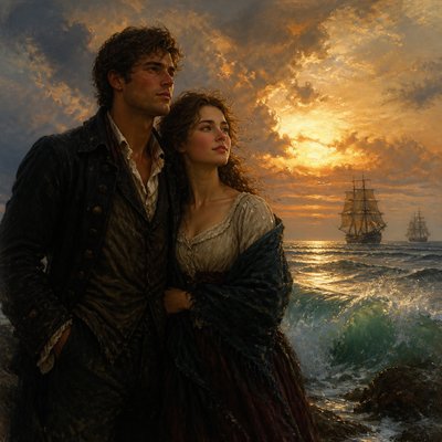 portrait of two people together