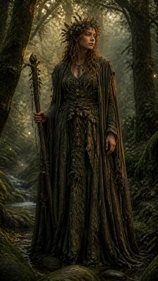 full-length portrait of an elegant figure