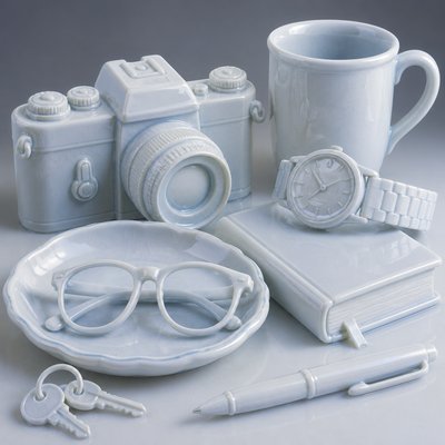 still life with everyday objects