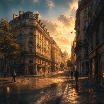 Matte Painting Digital Art Style Style Transfer Example