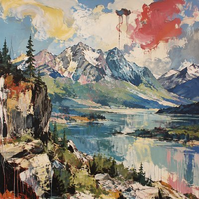 wide landscape with natural scenery