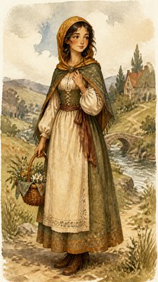full-length portrait of an elegant figure