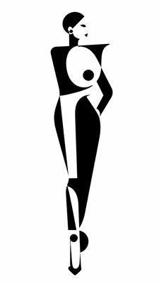 full-length portrait of an elegant figure