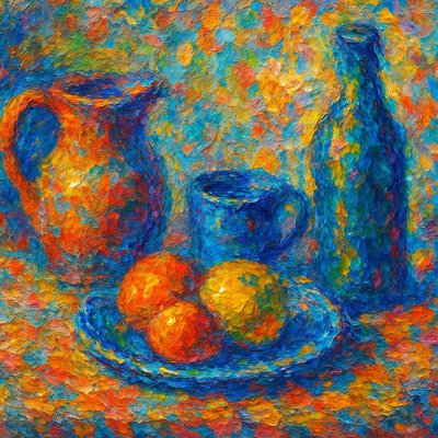 still life with everyday objects