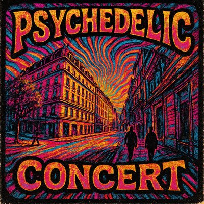 Concert Poster Design Style Transfer Example