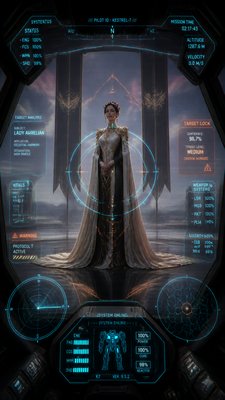 full-length portrait of an elegant figure