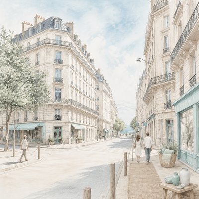 Coastal Interior Design Style Transfer Example