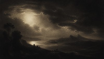 sweeping panoramic landscape with a dramatic sky