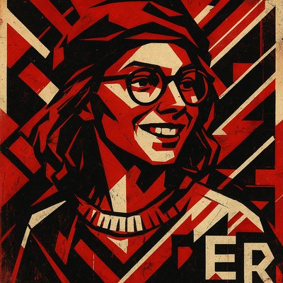 Constructivism Art Style Style Transfer Example