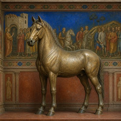 animal standing in natural pose — Padua Art Style