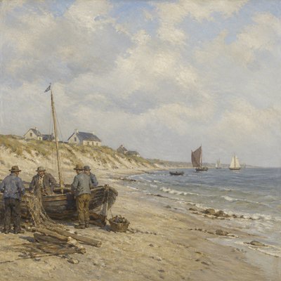 wide landscape with natural scenery — Skagen Art Style