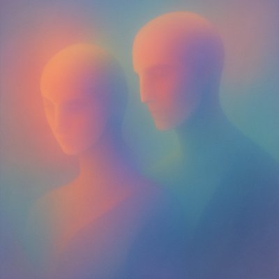 portrait of two people together