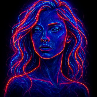 Neon Outline Style preview