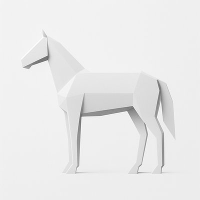animal standing in natural pose