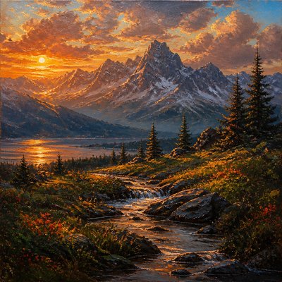 wide landscape with natural scenery