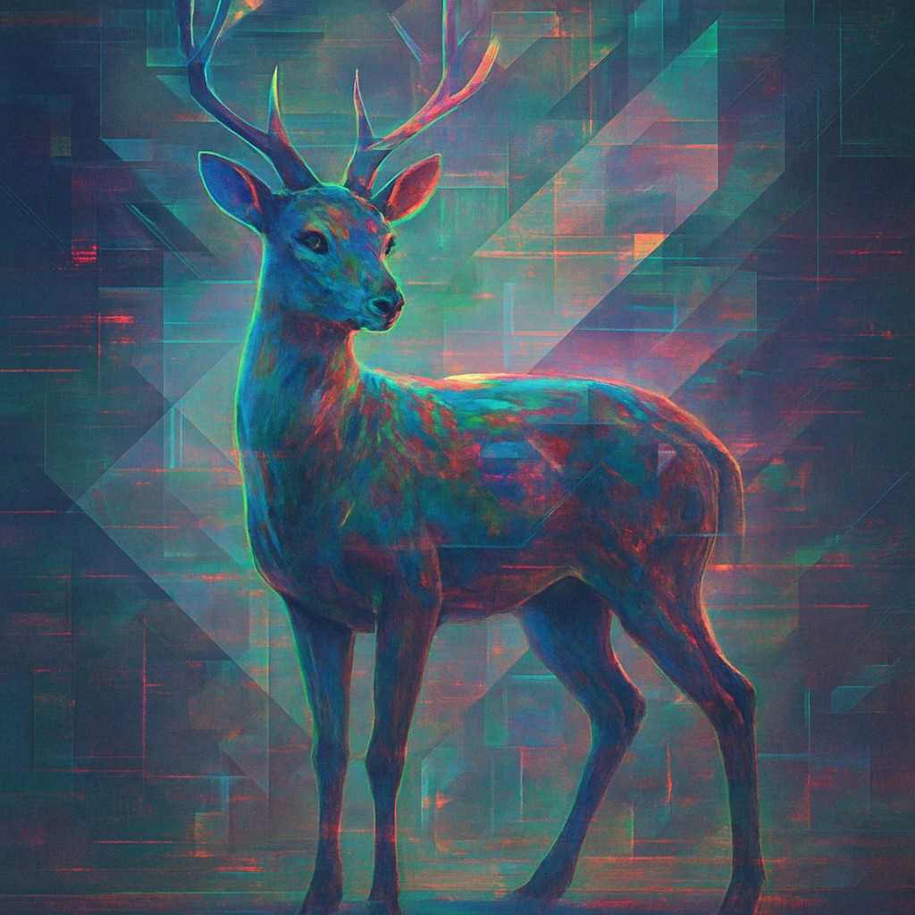 animal standing in natural pose
