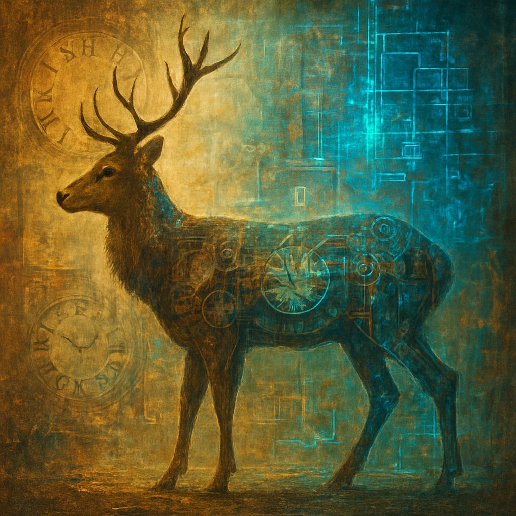 animal standing in natural pose
