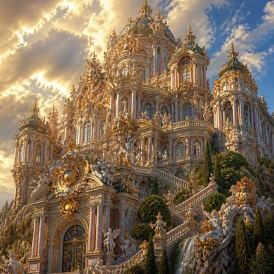 majestic castle on a hilltop