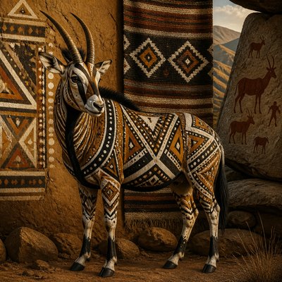 animal standing in natural pose