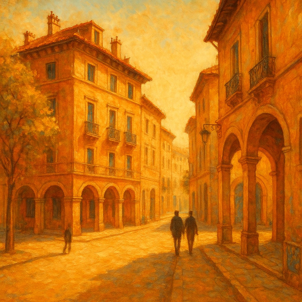 Mediterranean Architecture Art Style Transfer Example