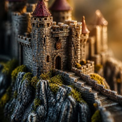 majestic castle on a hilltop