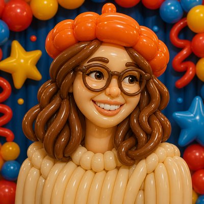 Balloon Art Style Style Transfer Example
