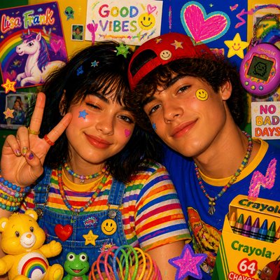 portrait of two people together