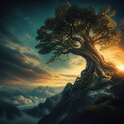 a tree in nature