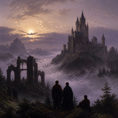 majestic castle on a hilltop