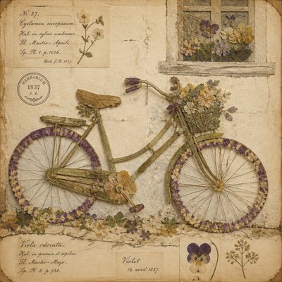 bicyle resting against a wall
