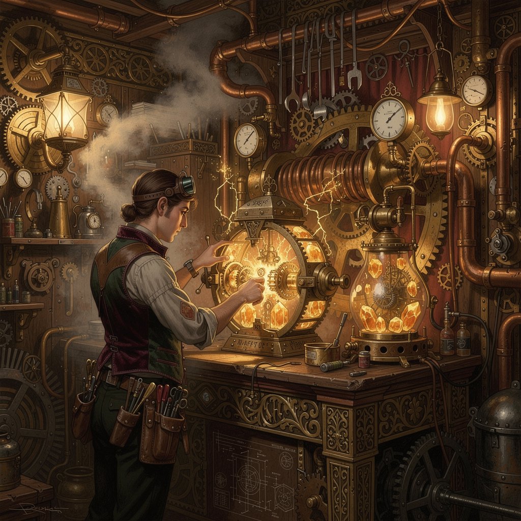 engineer in workshop