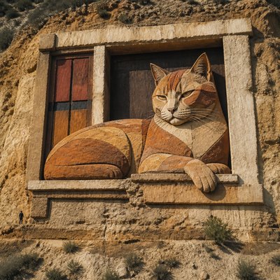 a cat lounging in a sunlit window