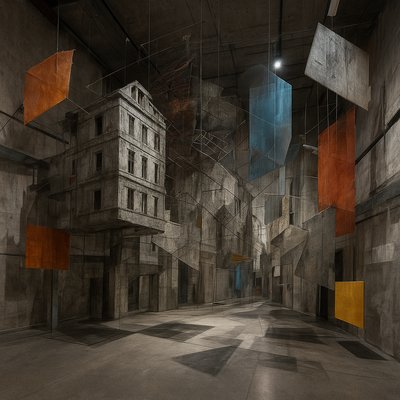 Installation Modern Art Style Style Transfer Example