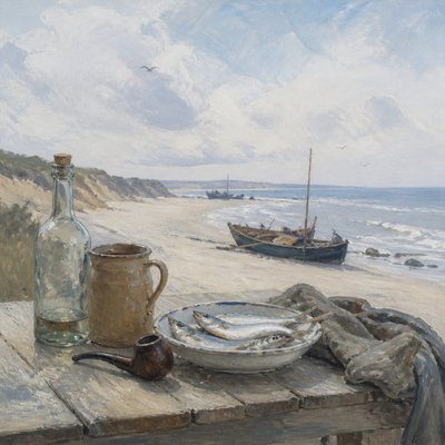 still life with everyday objects — Skagen Art Style
