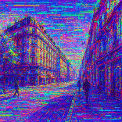 Post-Internet Art Style Style Transfer Example